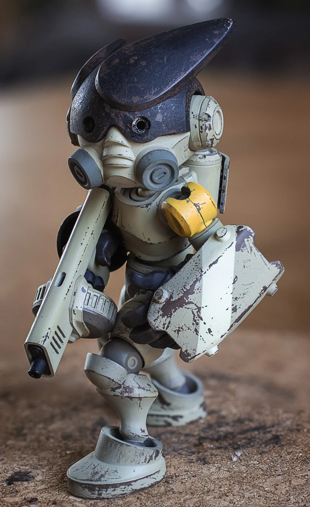 Painted Varkolak figure in action pose